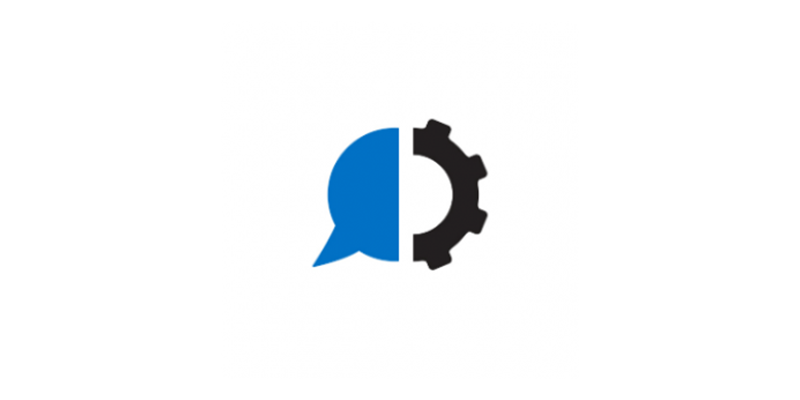 The Help Systems logo depicted as a speech icon crossed with a gear icon.